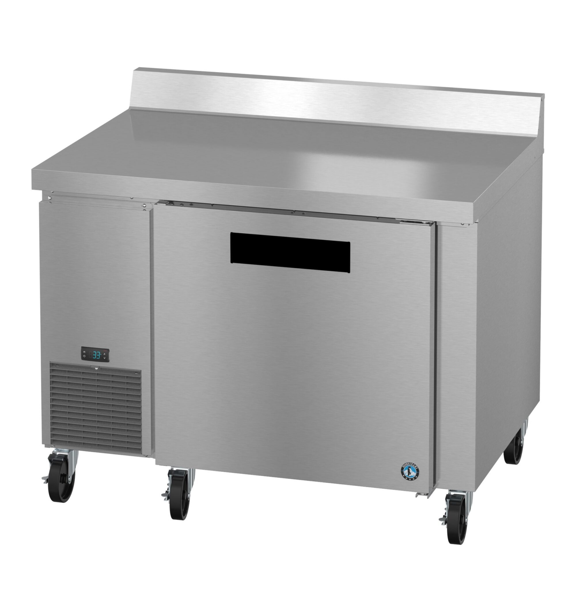 WLR46B, Side Mount Refrigerator, Single Section Worktop, Stainless Door WLR46B