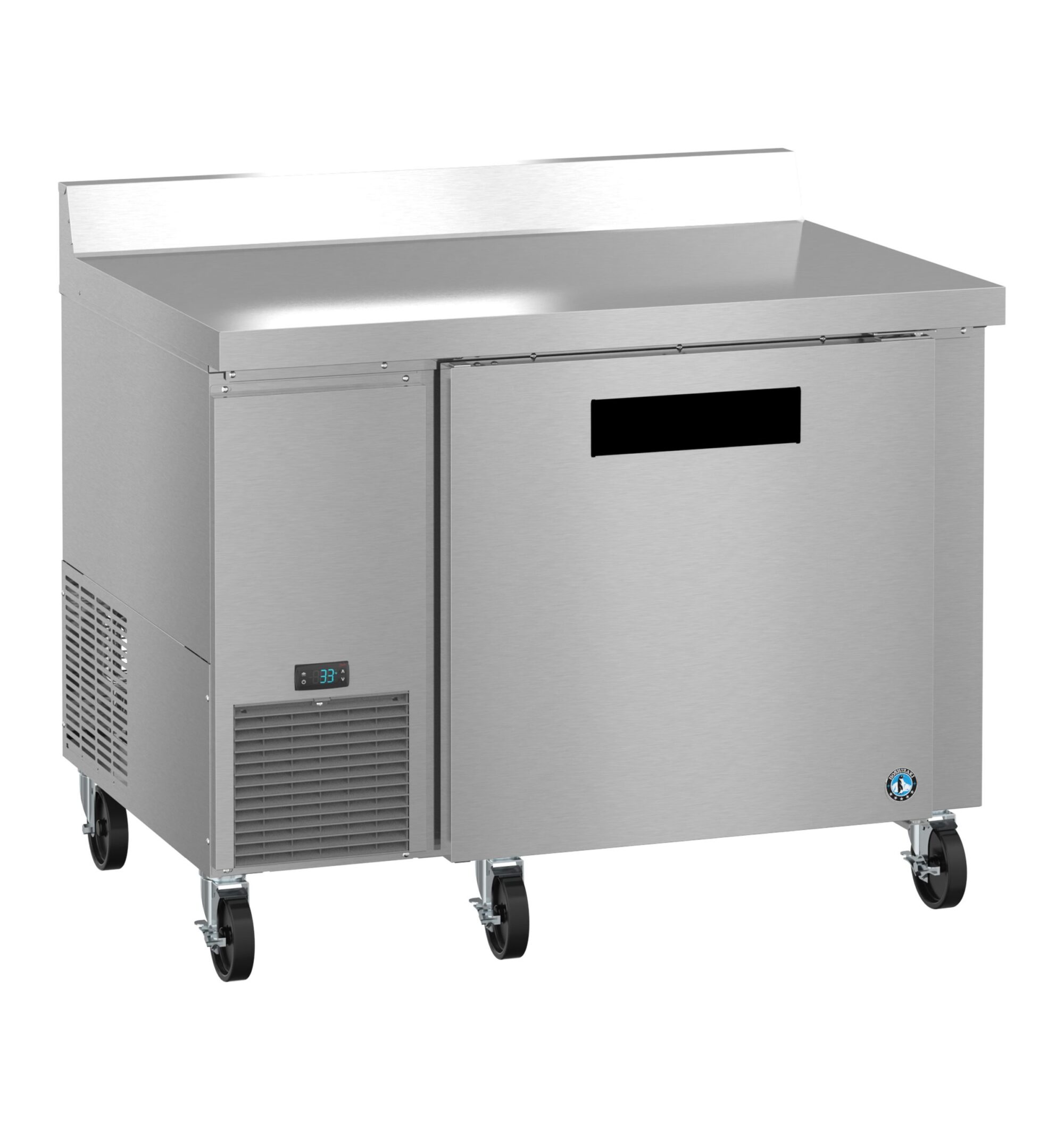 WLR46B, Side Mount Refrigerator, Single Section Worktop, Stainless Door WLR46B