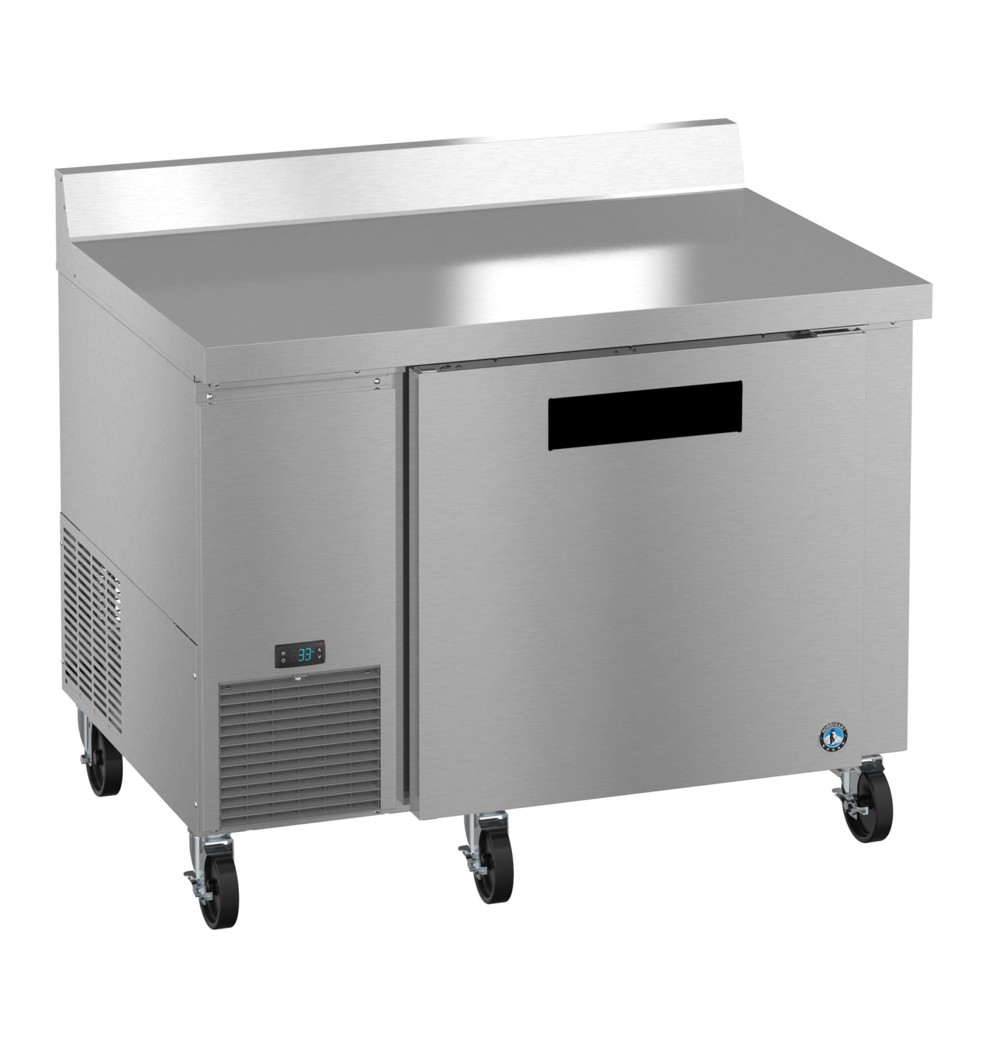 WLR46B, Side Mount Refrigerator, Single Section Worktop, Stainless Door WLR46B