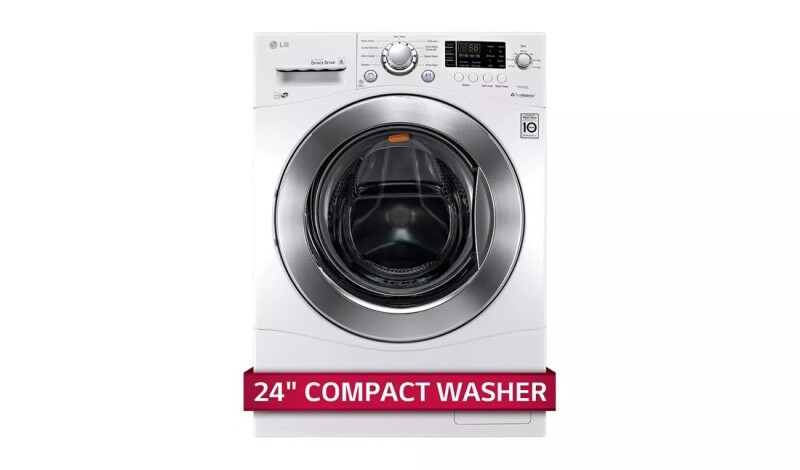 LG 2.3 cu. ft. Large Capacity 24” Compact Front Load Washer Other WM1377HW Picture 1