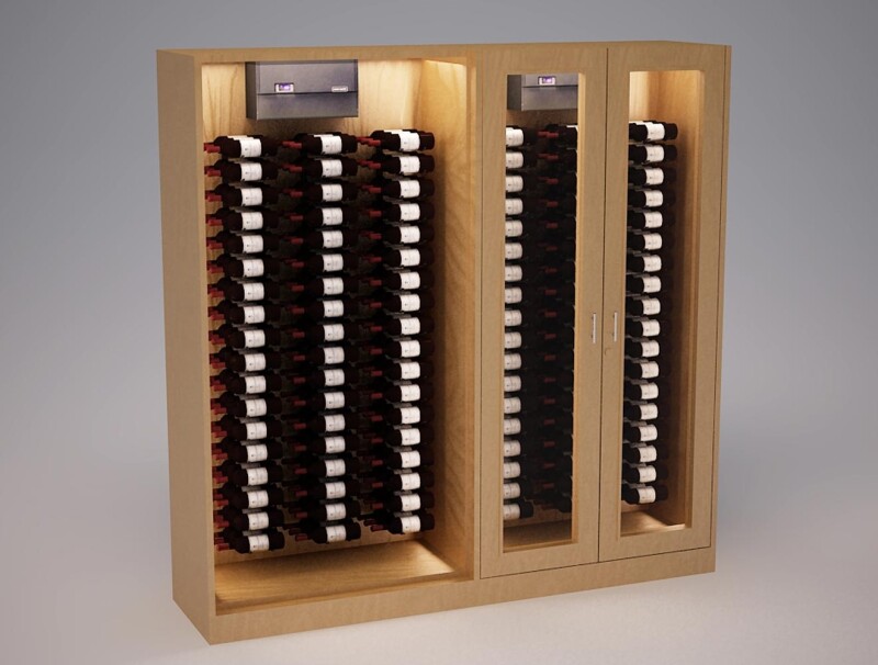Wine-Mate Self-Contained 8" Slim Wine Cooling System WM1500SLIM