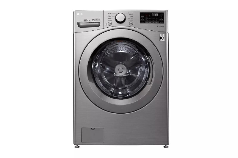LG 4.5 cu. ft. Ultra Large Smart wi-fi Enabled Front Load Washer Graphite Steel WM3460CV Picture 1