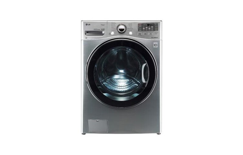 LG 4.0 cu. ft. Ultra Large Capacity TurboWash™ Washer with Steam™ Technology Graphite Steel WM3470HVA Picture 1