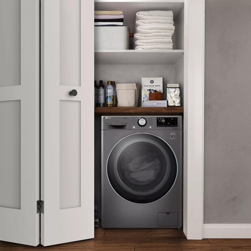 2.4 cu.ft. Smart wi-fi Enabled Compact Front Load All-In-One Washer/Dryer Combo with Built-In Intelligence view 11