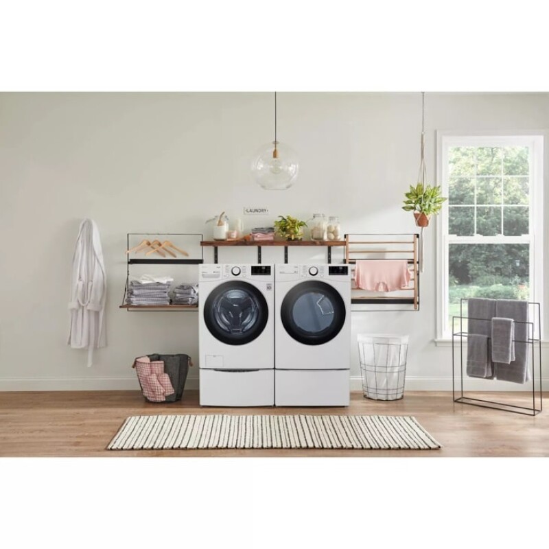 4.5 cu. ft. Ultra Large Capacity Smart wi-fi Enabled Front Load Washer with Built-In Intelligence & Steam Technology WM3600HWA