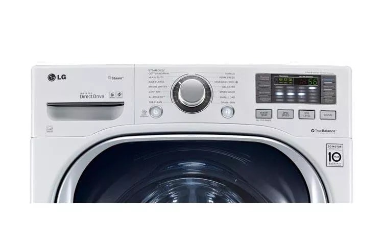 4.3 Cu. Ft. Ultra Large Capacity Turbowash™ Washer With Steam™ Technology WM4070HWA, product image 8 of 9