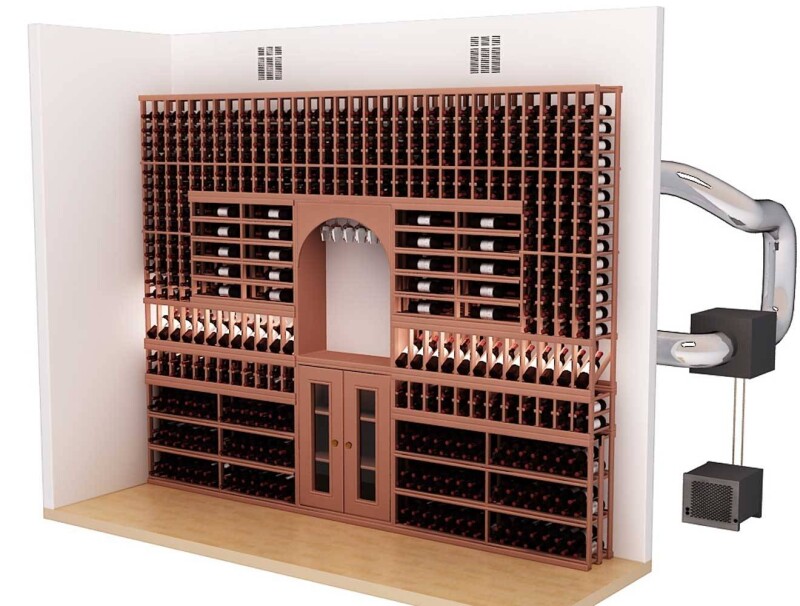 Wine-Mate 4500SSHWC Split Central-Ducted Wine Cooling System WM4500SSHWC