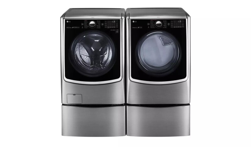 4.5 Cu. Ft. Large Smart Wi-fi Enabled Front Load Washer W Turbowash® WM5000HVA, product image 6 of 8