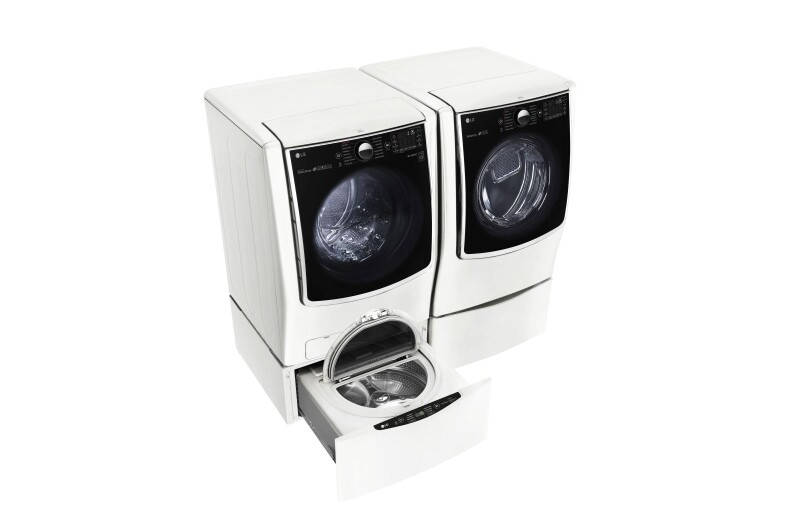 5.5 Total Capacity LG TWINWash™ Bundle with LG SideKick™ and Gas Dryer WM5000HWA_WD100CW_DLGX5001W_WDP4W WM5000HWAWD100CWDLGX5001WWDP4W, product image 3 of 10