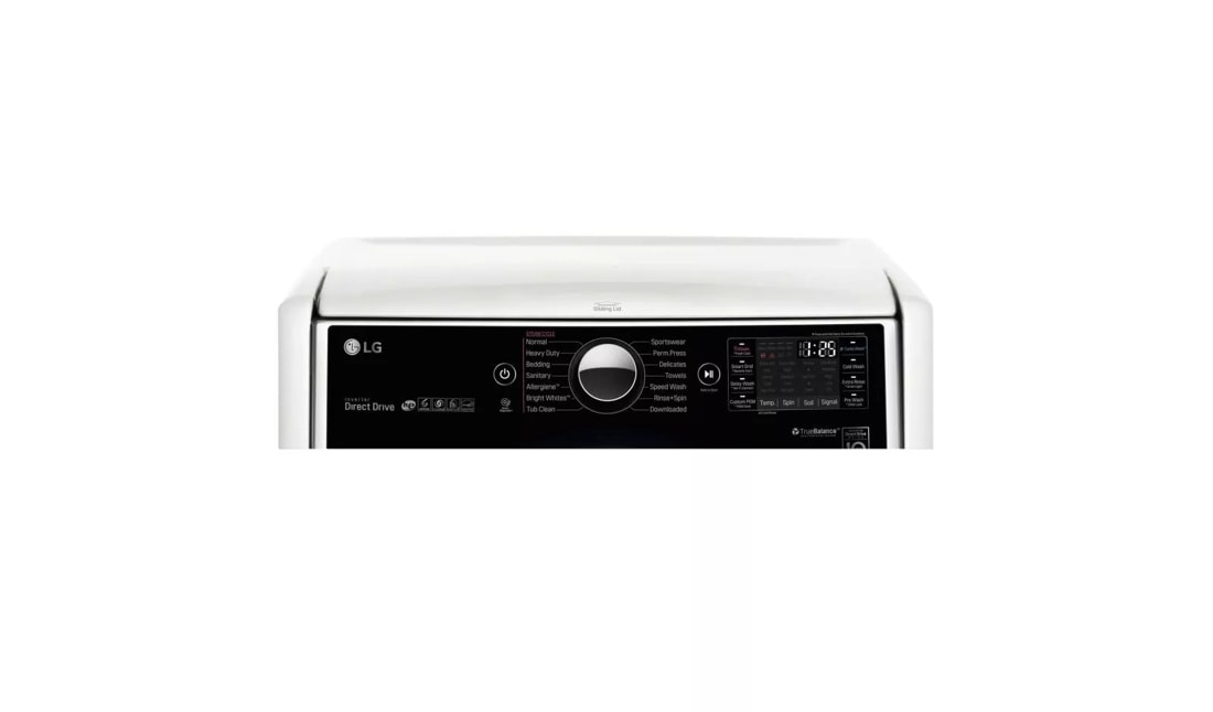 4.5 Cu. Ft. Large Smart Wi-fi Enabled Front Load Washer W Turbowash® WM5000HWA, product image 4 of 8