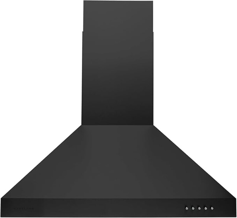 30" Hauslane Convertible Wall Mount Range Hood Matte Black WM530BLK30B