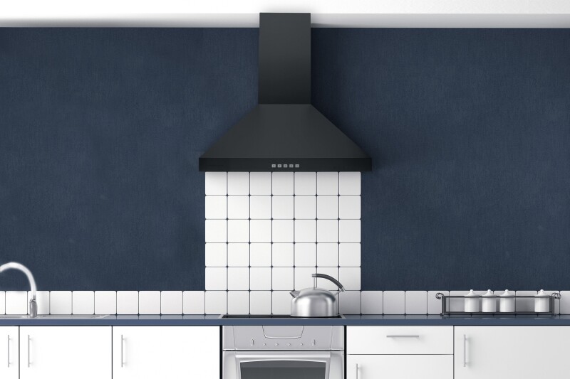 30" Wall Mount Range Hood - Convertible Matte Black WM530BLK30P