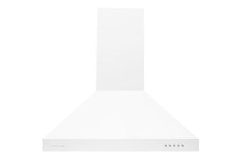 30" Hauslane Convertible Wall Mount Range Hood Matte White WM530WHT30B