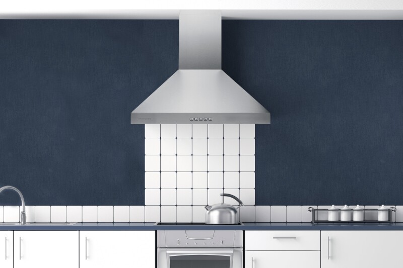 30" Wall Mount Range Hood - Convertible Matte White WM530WHT30P
