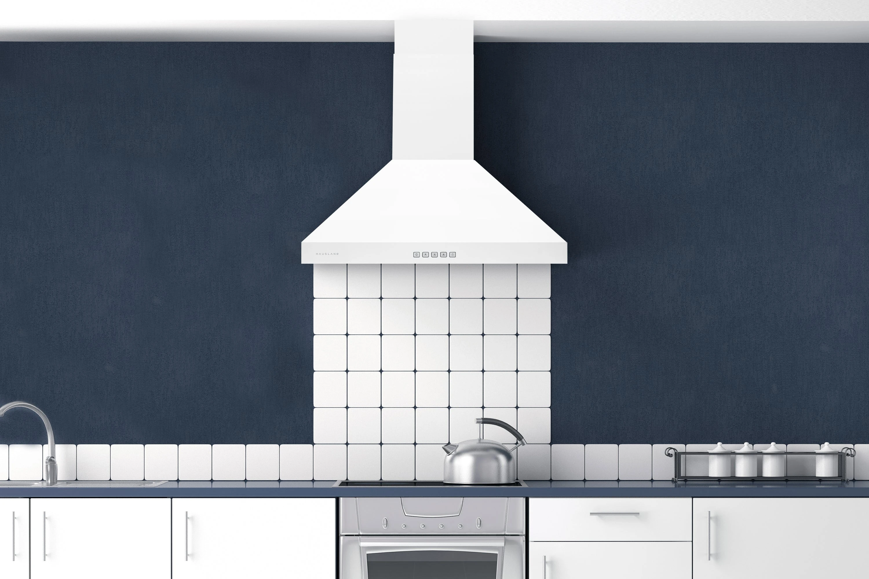 Hauslane Chef Series 36" Wall Mount Range Hood WM530WHT36P