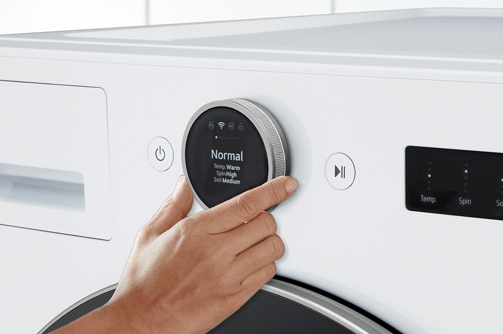 4.5 Cu. Ft. Capacity Smart Front Load Energy Star Washer With Turbowash® 360° And Ai Dd® Built-in Intelligence WM5500HWA