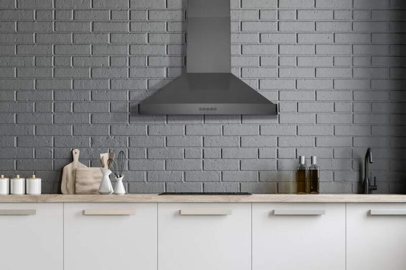 30" Black Stainless Steel Wall Mount Range Hood - Convertible - Suitable for High Ceiling WM590BSS30