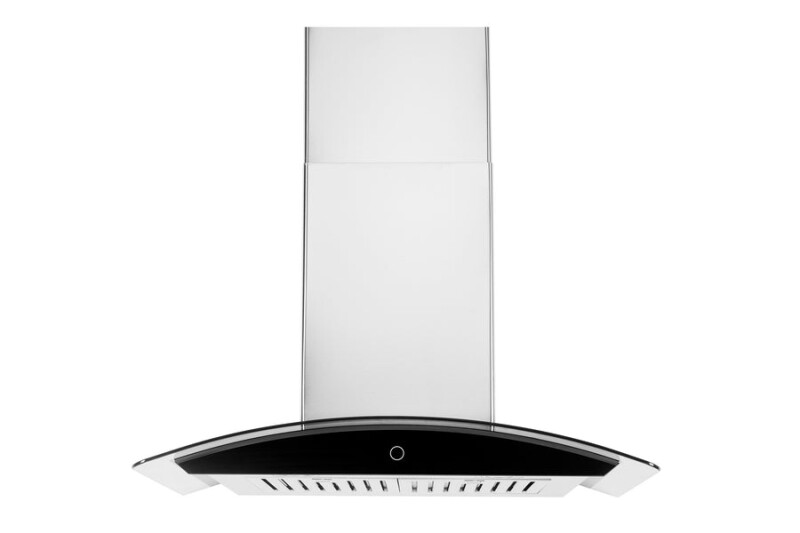 30" Canopy Wall Mount Range Hood - Convertible - Black Glass Panel WM639SS30
