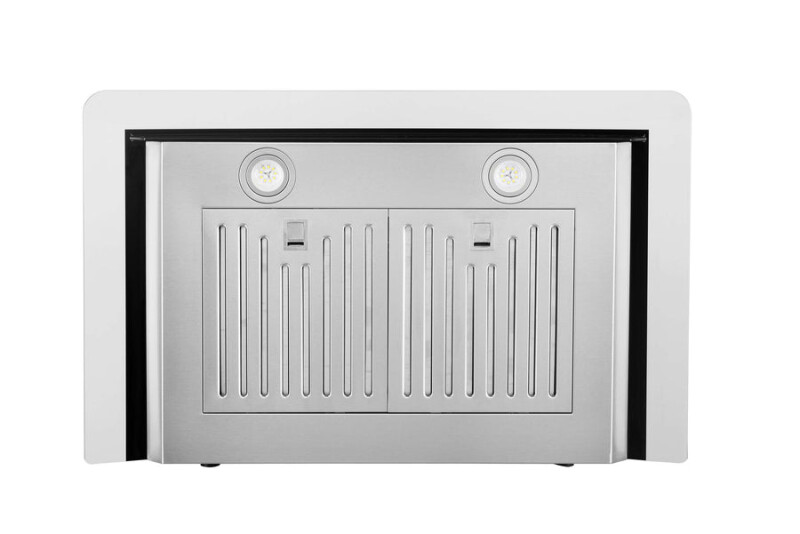 36" Canopy Wall Mount Range Hood - Convertible - Black Glass Panel WM639SS36