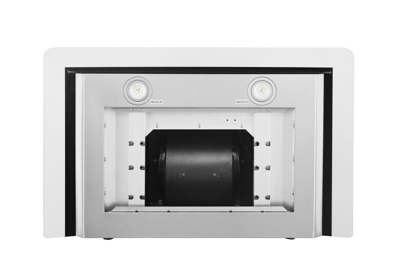 36" Canopy Wall Mount Range Hood - Convertible - Black Glass Panel WM639SS36