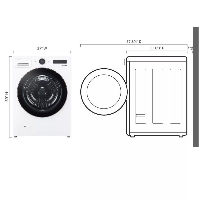 5.0 cu. ft. Mega Capacity Smart Front Load Washer with TurboWash® 360° and AI DD® Built-In Intelligence view 12