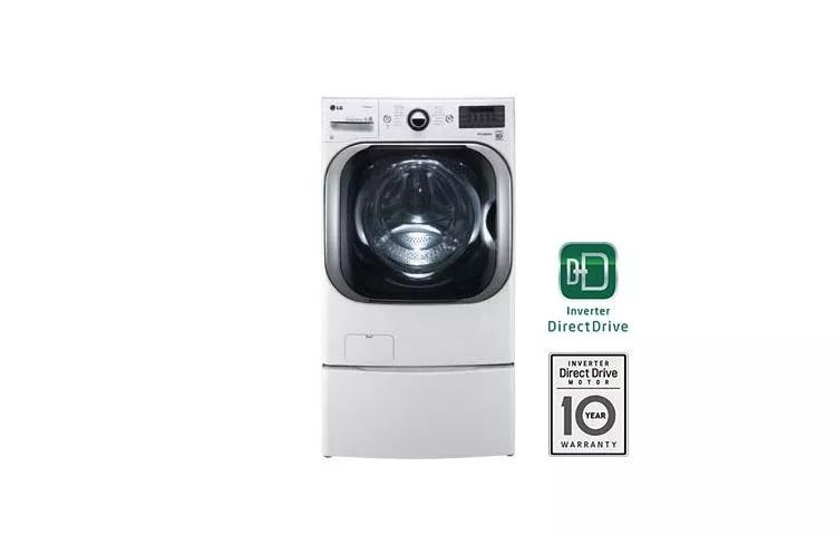 5.2 Cu. Ft. Mega Capacity Turbowash™ Washer With Steam Technology WM8000HWA, product image 4 of 10