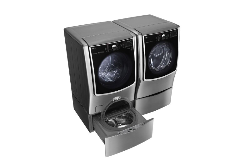 6.2 Total Capacity TWINWash Bundle with LG SideKick™ and Electric Dryer WM9000HVAWD200CVDLEX9000VWDP5V