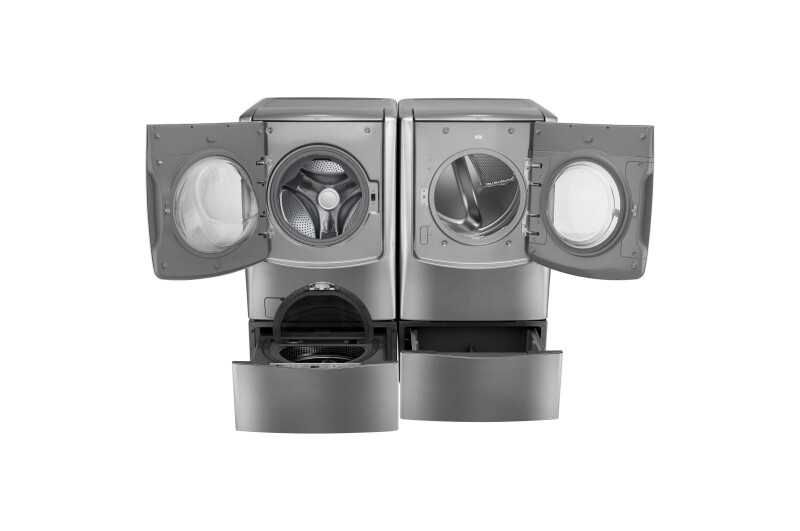 6.2 Total Capacity TWINWash Bundle with LG SideKick™ and Electric Dryer WM9000HVAWD200CVDLEX9000VWDP5V, product image 8 of 10