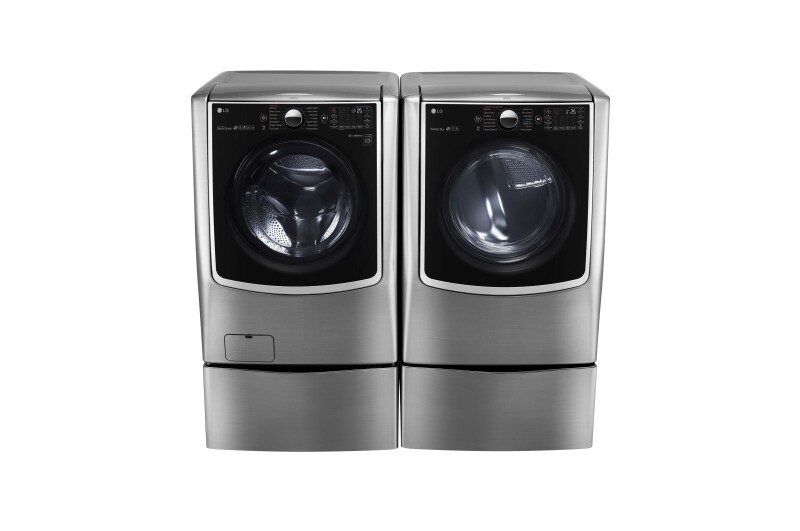 6.2 Total Capacity TWINWash Bundle with LG SideKick™ and Electric Dryer WM9000HVAWD200CVDLEX9000VWDP5V, product image 9 of 10