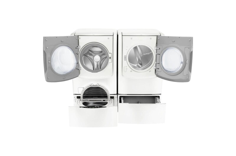 6.2 Total Capacity LG TWINWash™ Bundle with LG SideKick™ and Electric Dryer WM9000HWA_WD200CW_DLEX9000W_WDP5W WM9000HWAWD200CWDLEX9000WWDP5W, product image 6 of 10