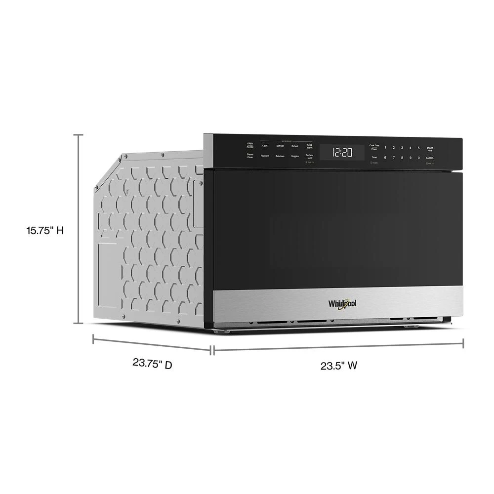 24-inch Built-in Microwave Drawer with Sensor Cooking WMBD5024TS