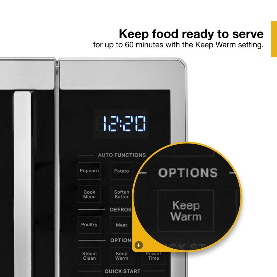 0.9 Cu. Ft. Capacity Countertop Microwave with 900 Watt Cooking Power WMC30309LS