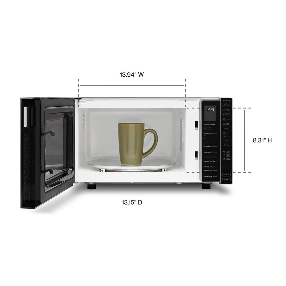 1.1 Cu. Ft. Capacity Countertop Microwave with 900 Watt Cooking Power WMC30311LD