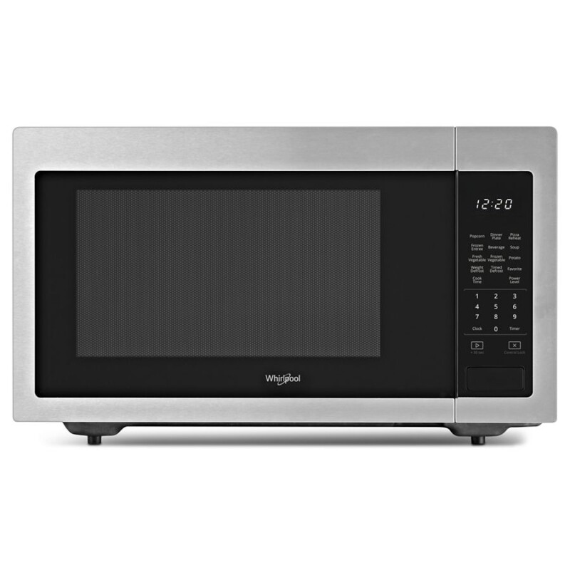 Whirlpool 1.6 cu. ft. Countertop Microwave with 1,200-Watt Cooking Power Fingerprint Resistant Stainless Steel WMC30516HZ Picture 1