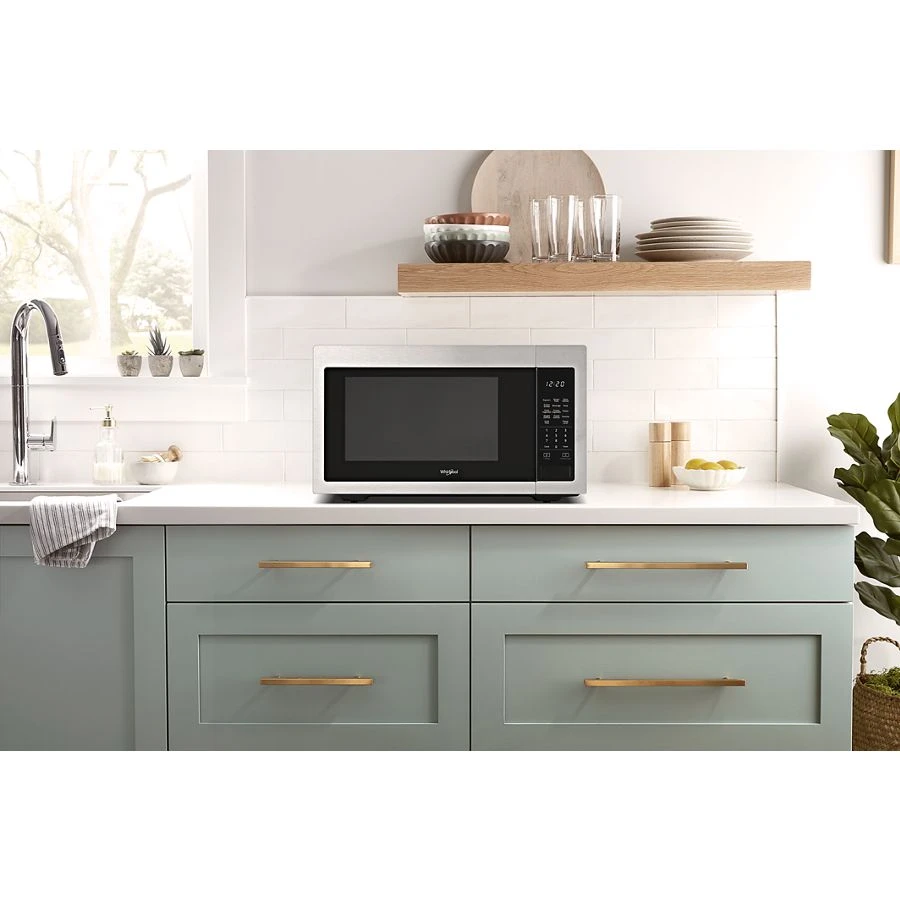 1.6 cu. ft. Countertop Microwave with 1,200-Watt Cooking Power WMC30516HZ, product image 5 of 6