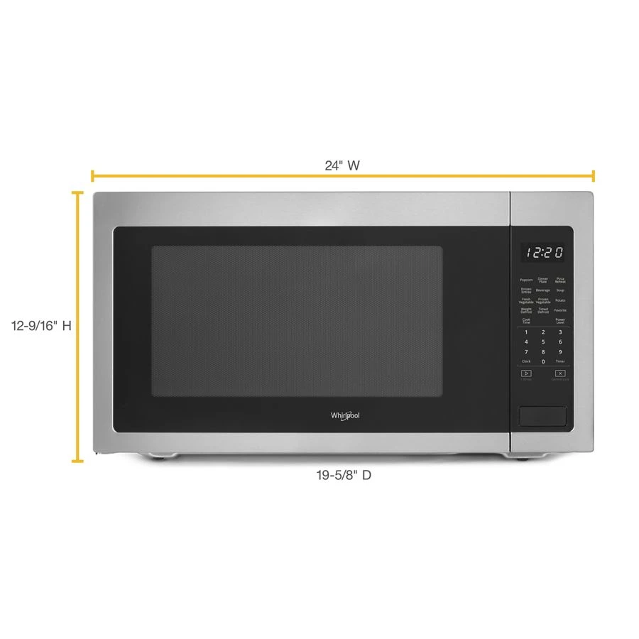 2.2 cu. ft. Countertop Microwave with 1,200-Watt Cooking Power WMC50522HZ, product image 6 of 6