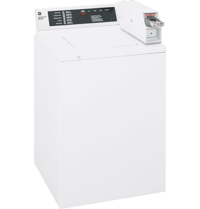 GE 3.2 Cu. Ft. Capacity Coin-Operated Washer White WMCD2050HWC Picture 1