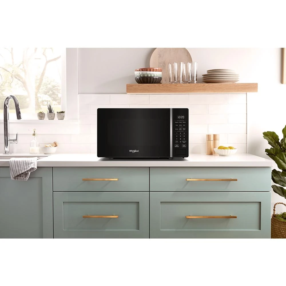 0.7 cu. ft. Black Countertop Microwave With Steam Clean - 700 watt view 3