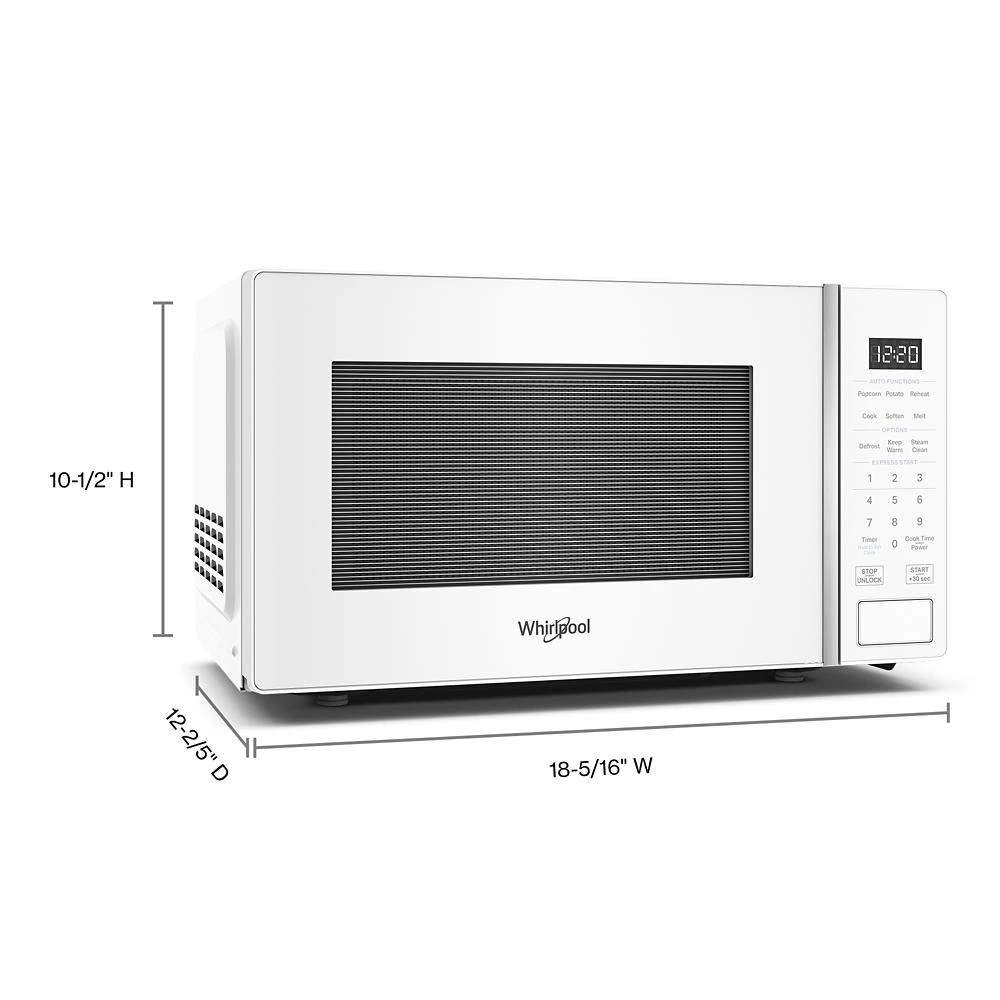 0.7 cu. ft. White Countertop Microwave With Steam Clean - 700 watt view 17