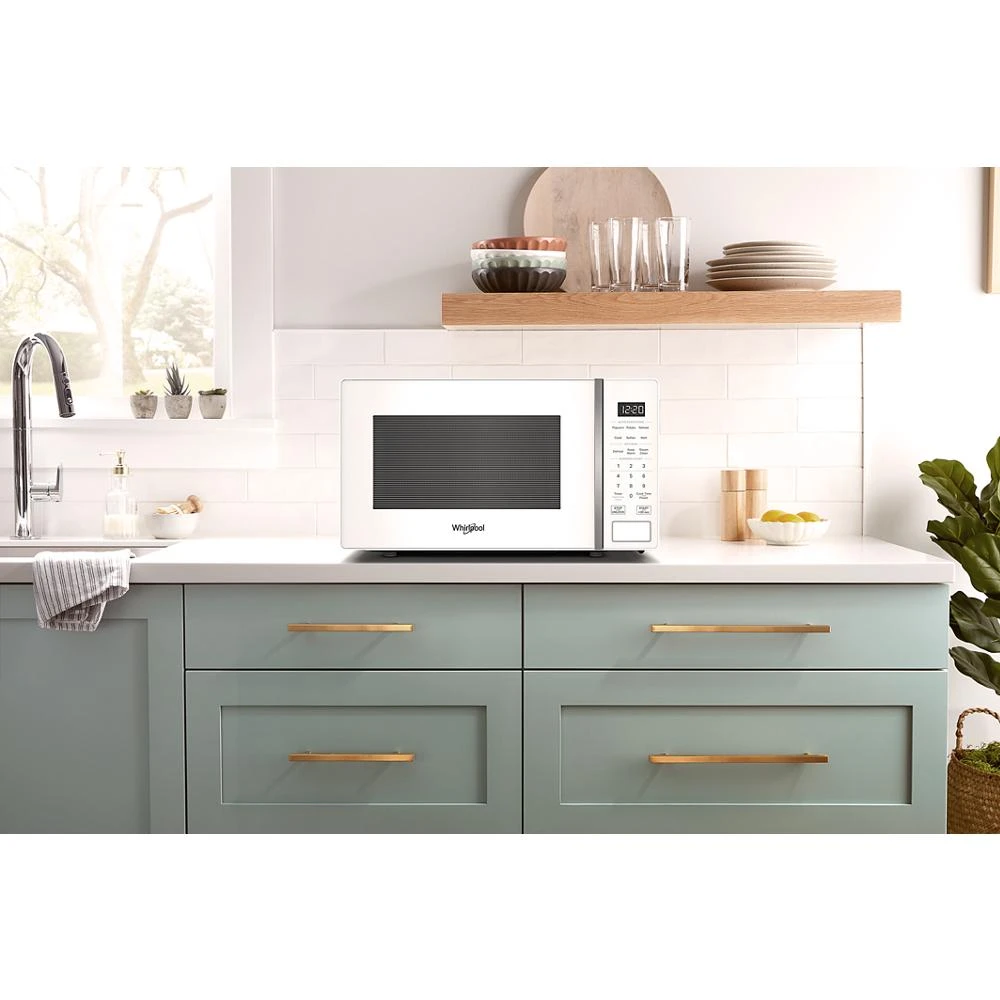 0.7 cu. ft. White Countertop Microwave With Steam Clean - 700 watt view 24