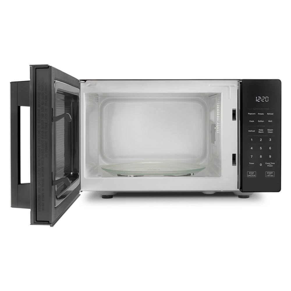 0.9 cu. ft. Black Countertop Microwave With Steam Clean - 900 watt view 6