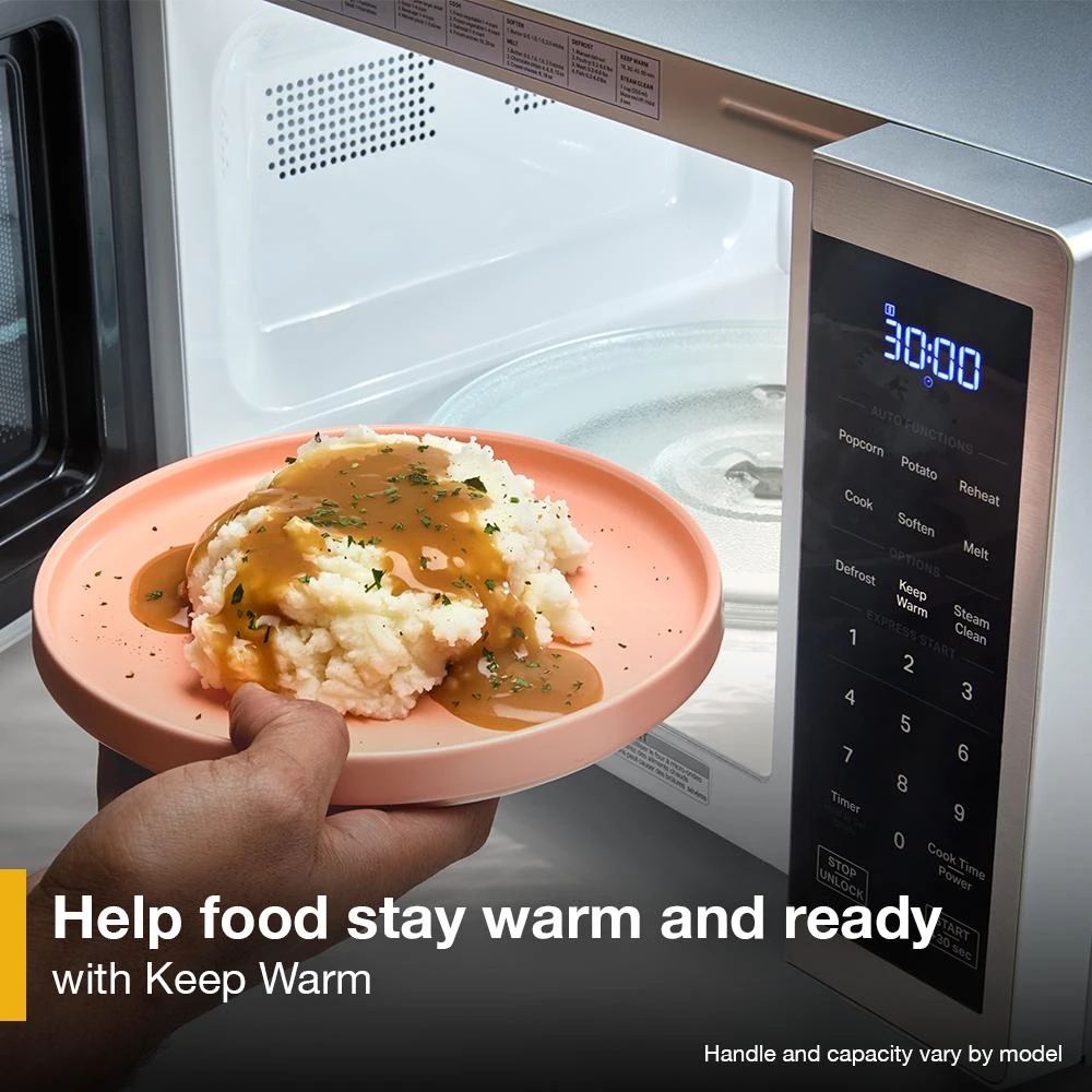 0.9 cu. ft. Black Countertop Microwave With Steam Clean - 900 watt view 12