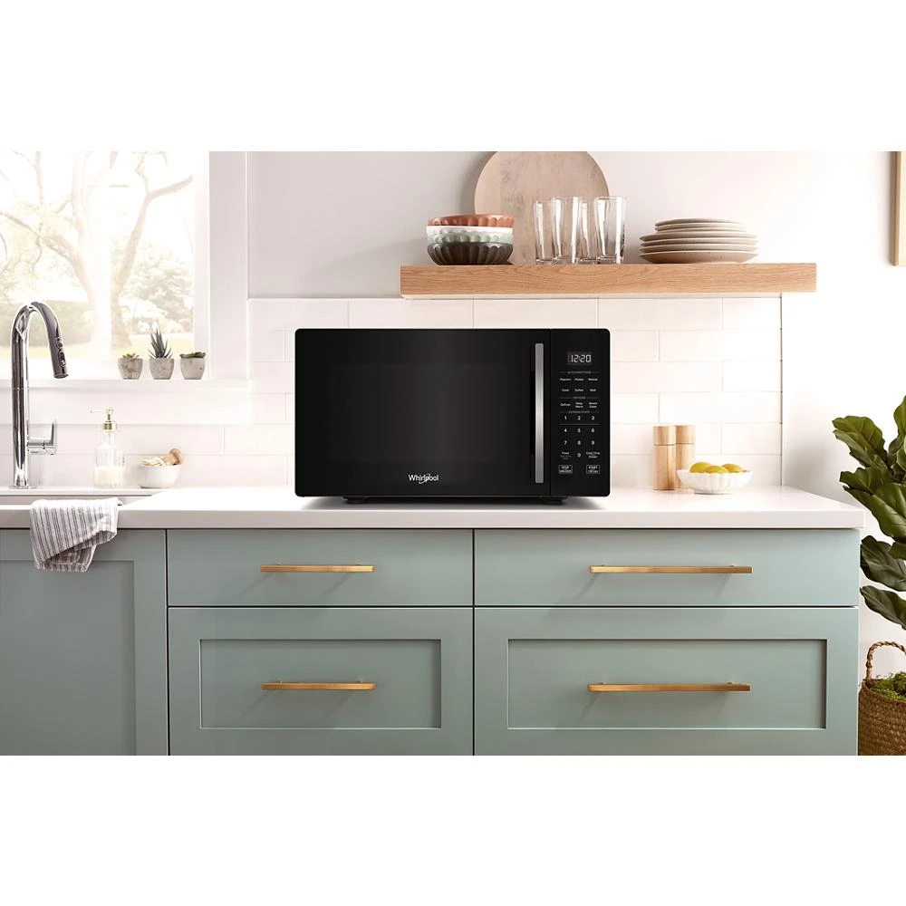 0.9 cu. ft. Black Countertop Microwave With Steam Clean - 900 watt view 14