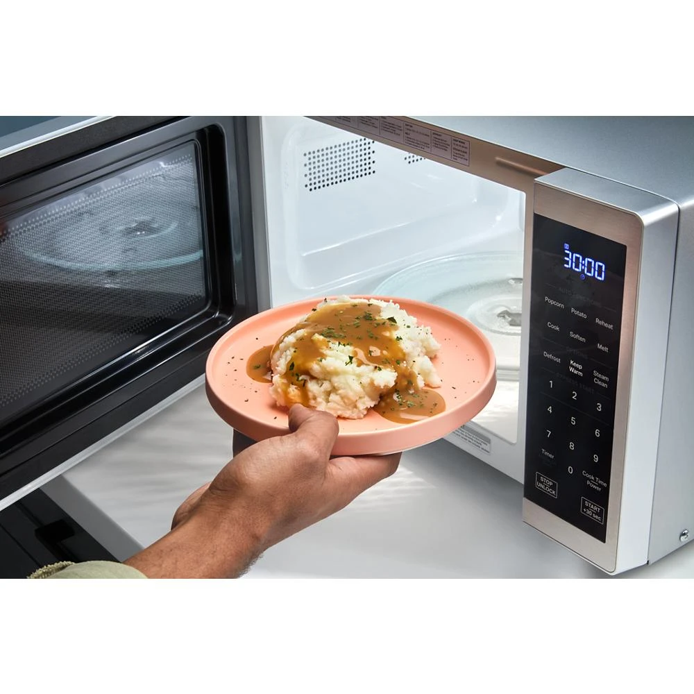 0.9 cu. ft. Black Countertop Microwave With Steam Clean - 900 watt view 20