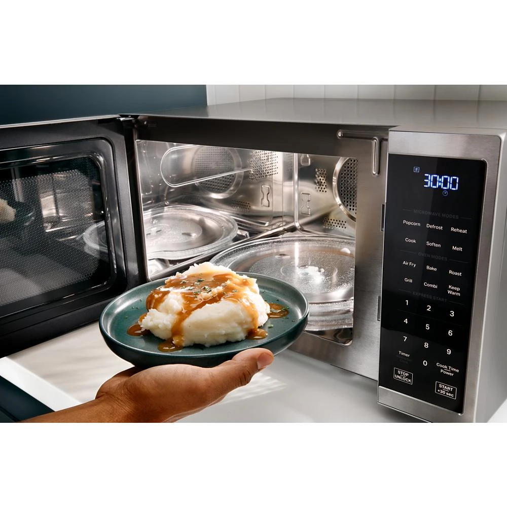1.0 cu. ft. Black All-In-One Multifunctional Countertop Microwave With Air Fry - 900 watt view 14