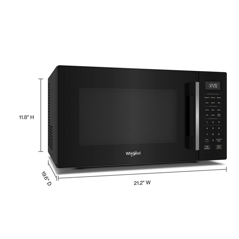 1.0 cu. ft. Black All-In-One Multifunctional Countertop Microwave With Air Fry - 900 watt view 21