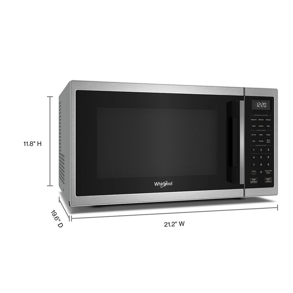 1.0 cu. ft. Stainless Steel All-In-One Multifunctional Countertop Microwave With Air Fry - 900 watt view 11