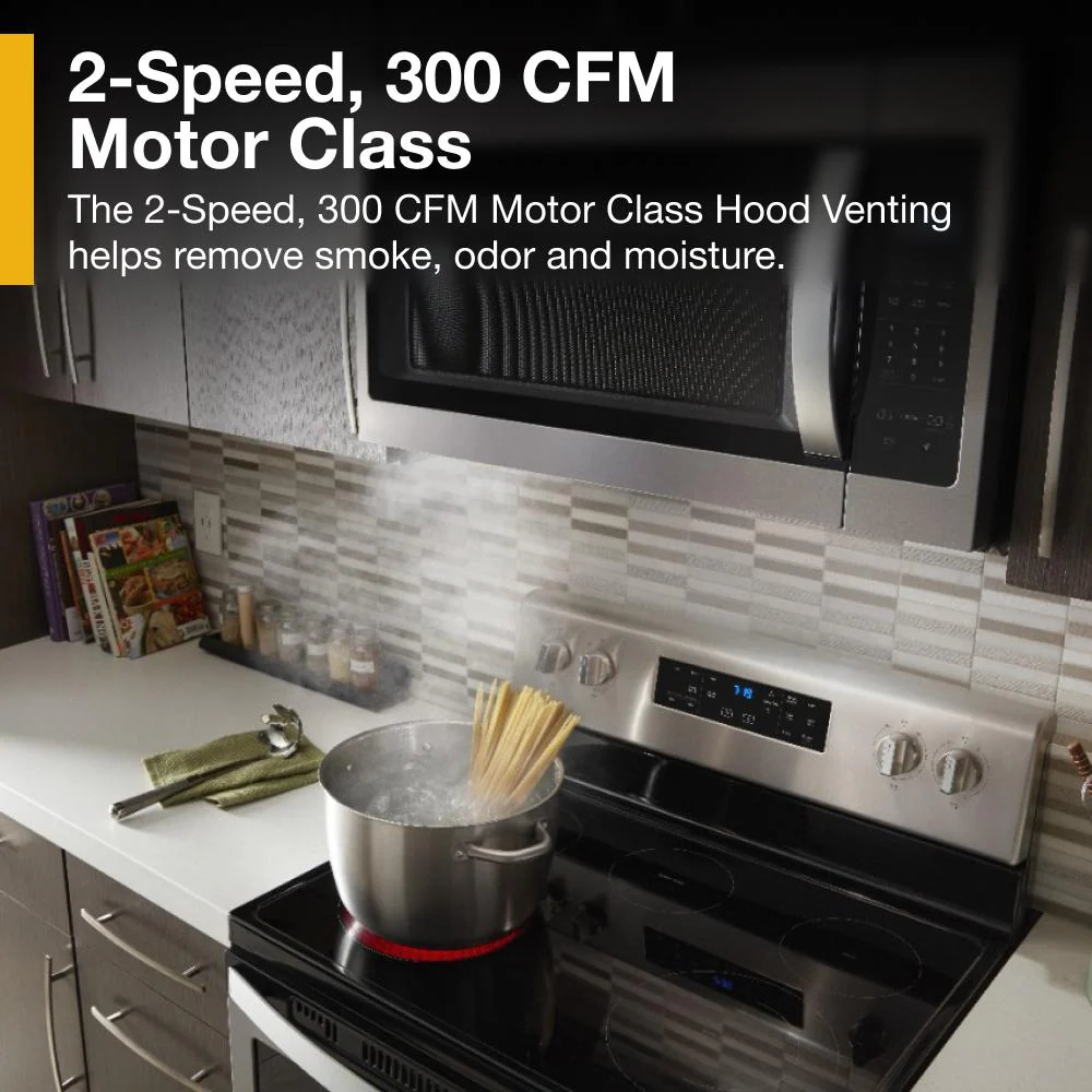 1.7 cu. ft. Microwave Hood Combination with Electronic Touch Controls view 10