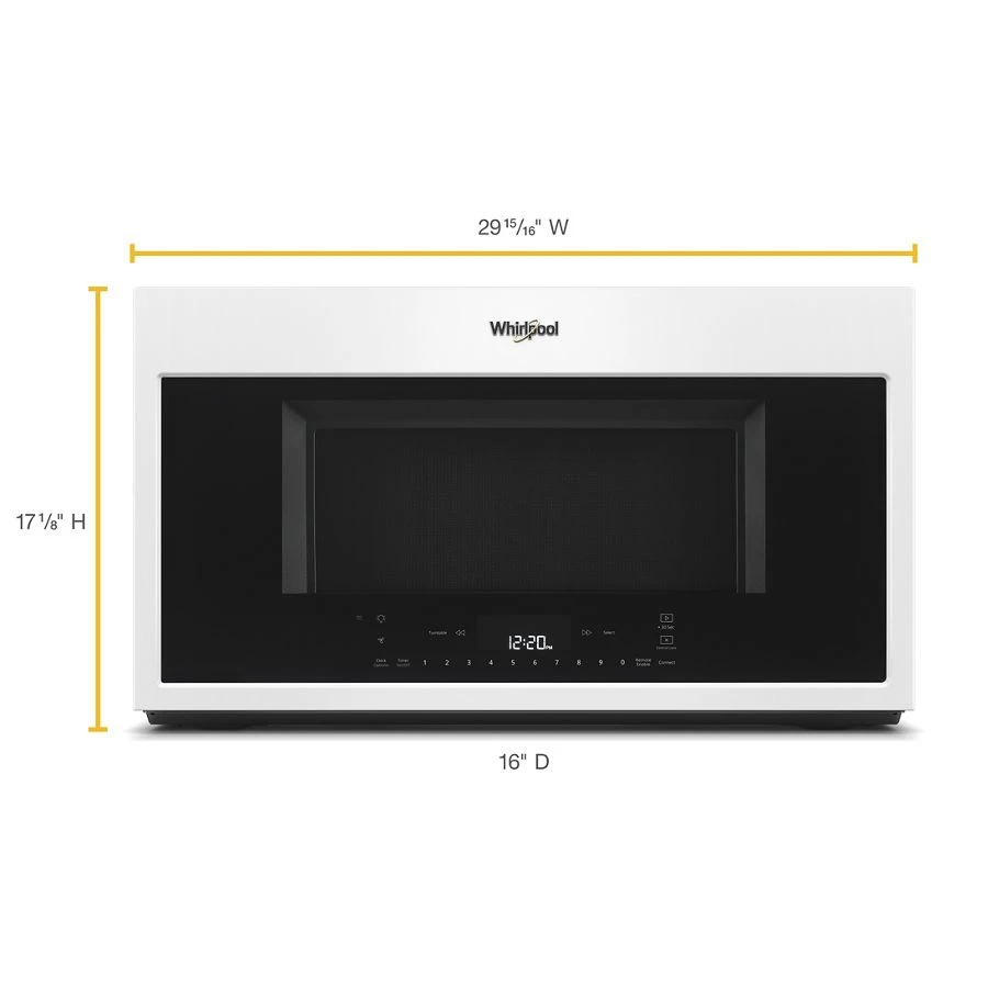 1.9 Cu. Ft. Smart Over-the-range Microwave With Scan-to-cook Technology WMH78019HW, product image 8 of 8