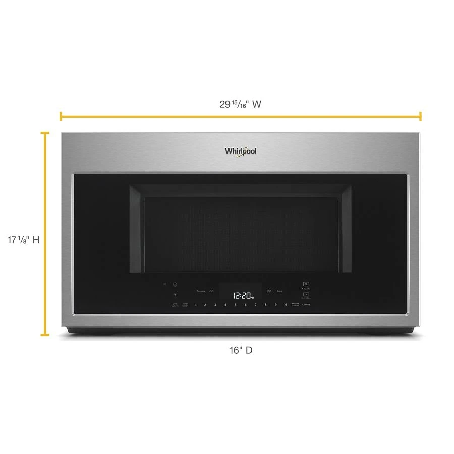 1.9 cu. ft. Smart Over-the-Range Microwave with Scan-to-Cook technology WMH78019HZ, product image 6 of 6